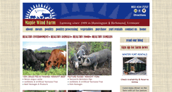 Desktop Screenshot of maplewindfarm.com